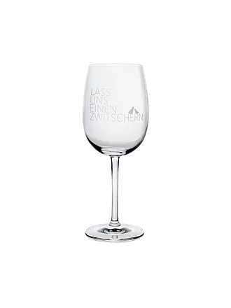 RAEDER | Weinglas 22cm "Leben Lieben Lachen Lallen" | transparent